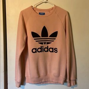 Pink adidas sweatshirt